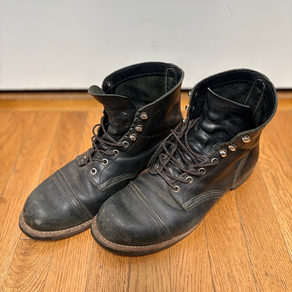Red Wing Iron Ranger 8114 – Black Harness – 10.5D – Broken In Right - Picture 2 of 9